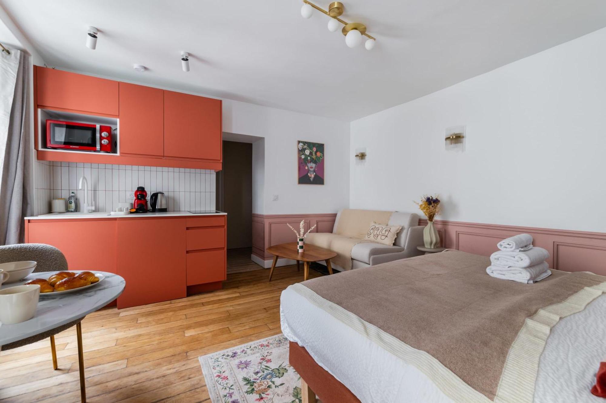Grand Studio Refait A Neuf Paris 16 - 4P - Flat-Guest Exterior foto